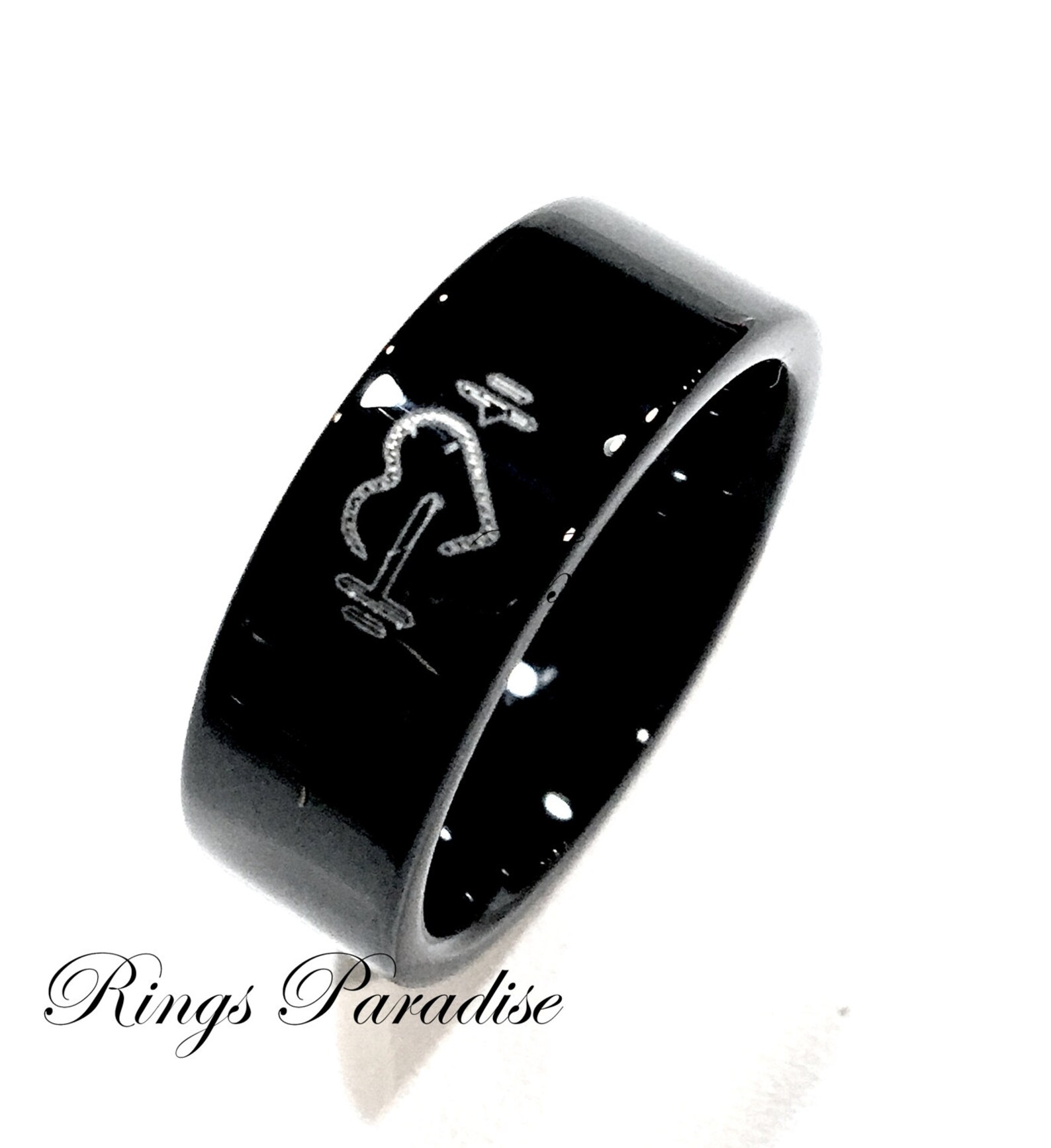 Sport Rings Workout Mens and Women Wedding Bands Custom Etsy