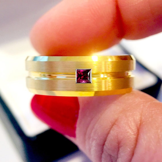 Midi Ring Tungsten Un Anillo De Poder Anillo De Oro Película Midi Ring Tungsten Un Anillo De Poder Anillo De Oro Película