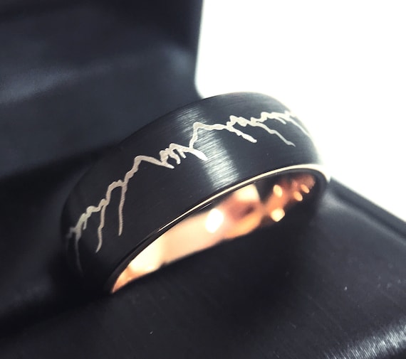 Rose gold mountain ring online