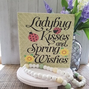 Spring tiered tray decor, spring tiered tray decor, kitchen sign, Spring signs, tiered tray decor, farmhouse tiered tray wood sign