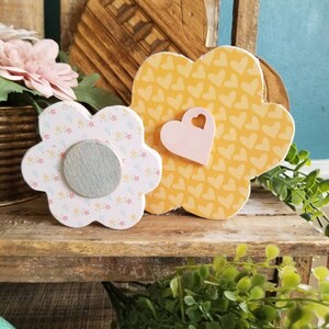 Wood Daisy, Wood Flower Cutout, Spring Flowers, Spring Farmhouse Decor ...