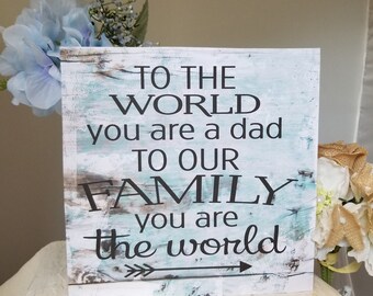 The only thing better than having you as my husband, wood Dad frame, Father's Day gift, Dad birthday gift, new dad gift, Father's Day frame