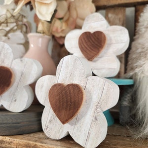 Wood Daisy, Wood Flower Cutout, Spring Flowers, Spring Farmhouse Decor ...