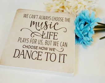 Music sign,  music of life sign, inspirational quote,  inspirational sign,  family sign, music gift, music lover gift, music is life