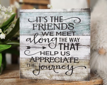 Best friend gift Women, friendship sign, friend moving gift, friend for life, friend encouragement, friend far away, friend birthday gift