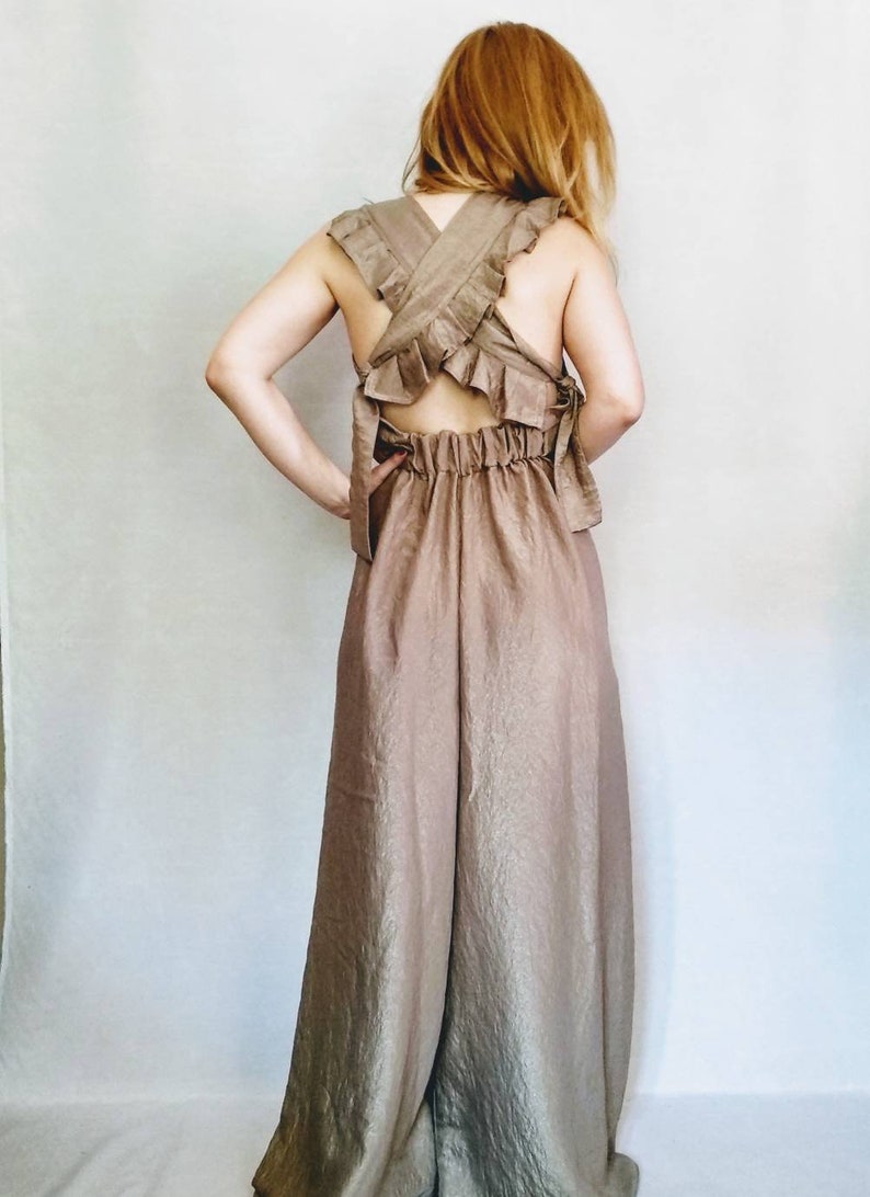 gold overalls