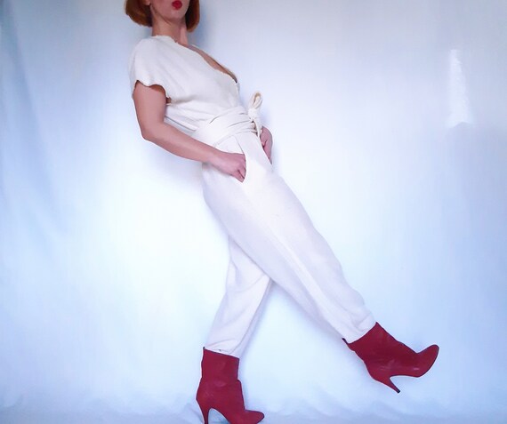 Beige linen overalls, linen jumpsuit, linen overal
