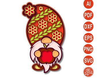 Download Gnome Mandala Svg Etsy