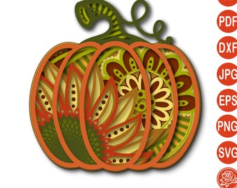 Download Mandala Pumpkin Svg Etsy