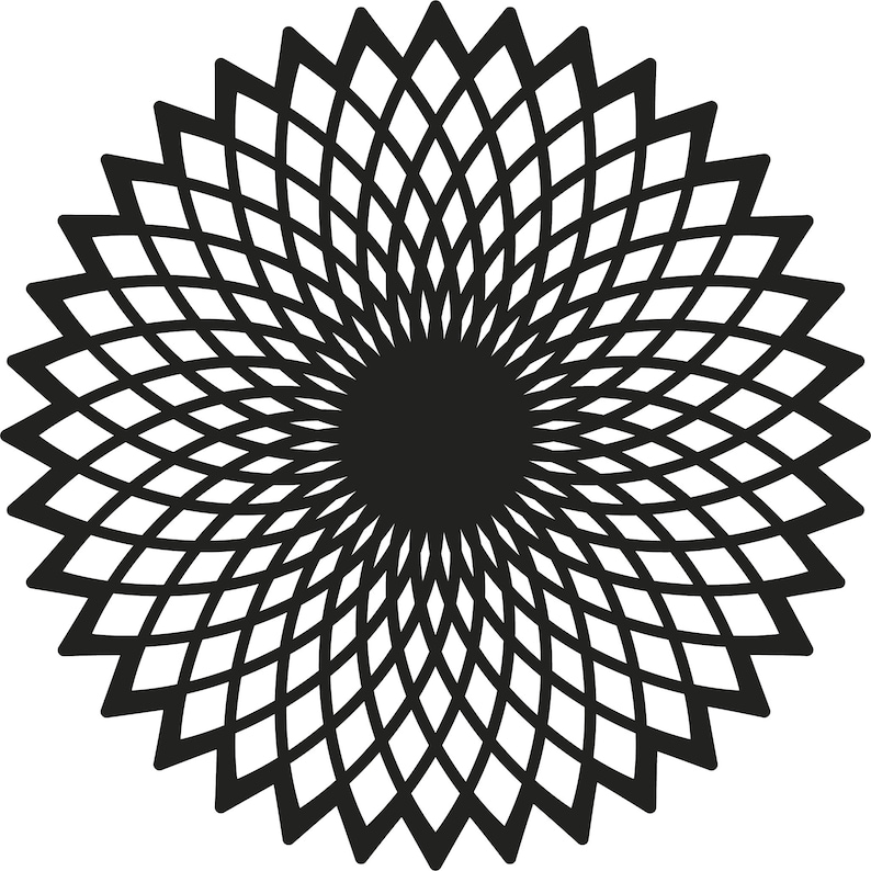 Download Sunflower 3D Mandala Svg Free - Layered SVG Cut File
