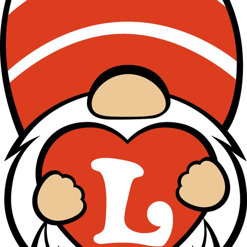 Download Gnome Valentine's Day SVG Love Heart Gnome Holding Heart ...
