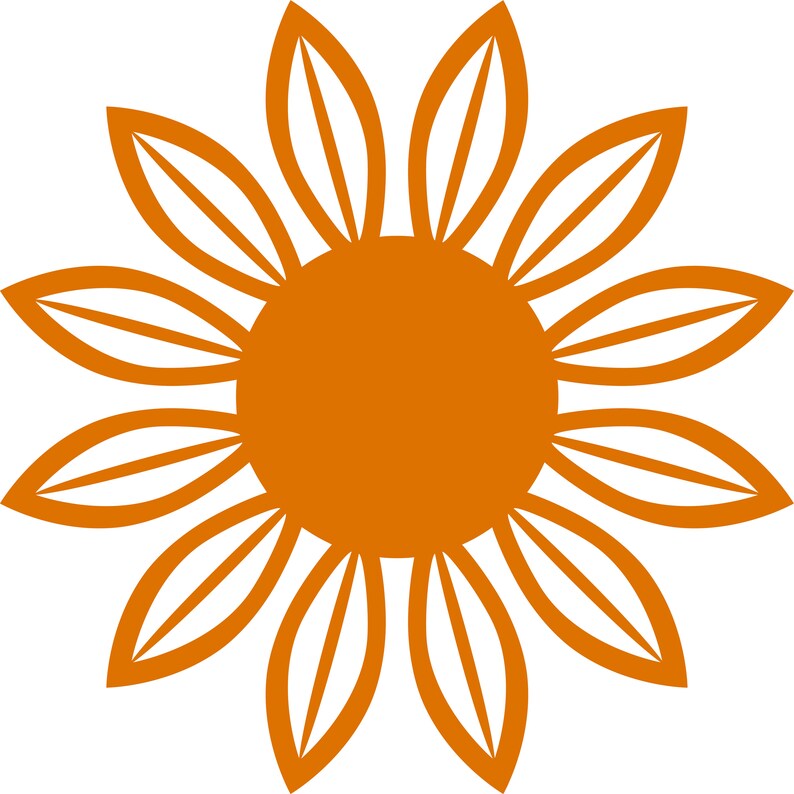 Sunflower 3D Mandala Svg Free - Layered SVG Cut File