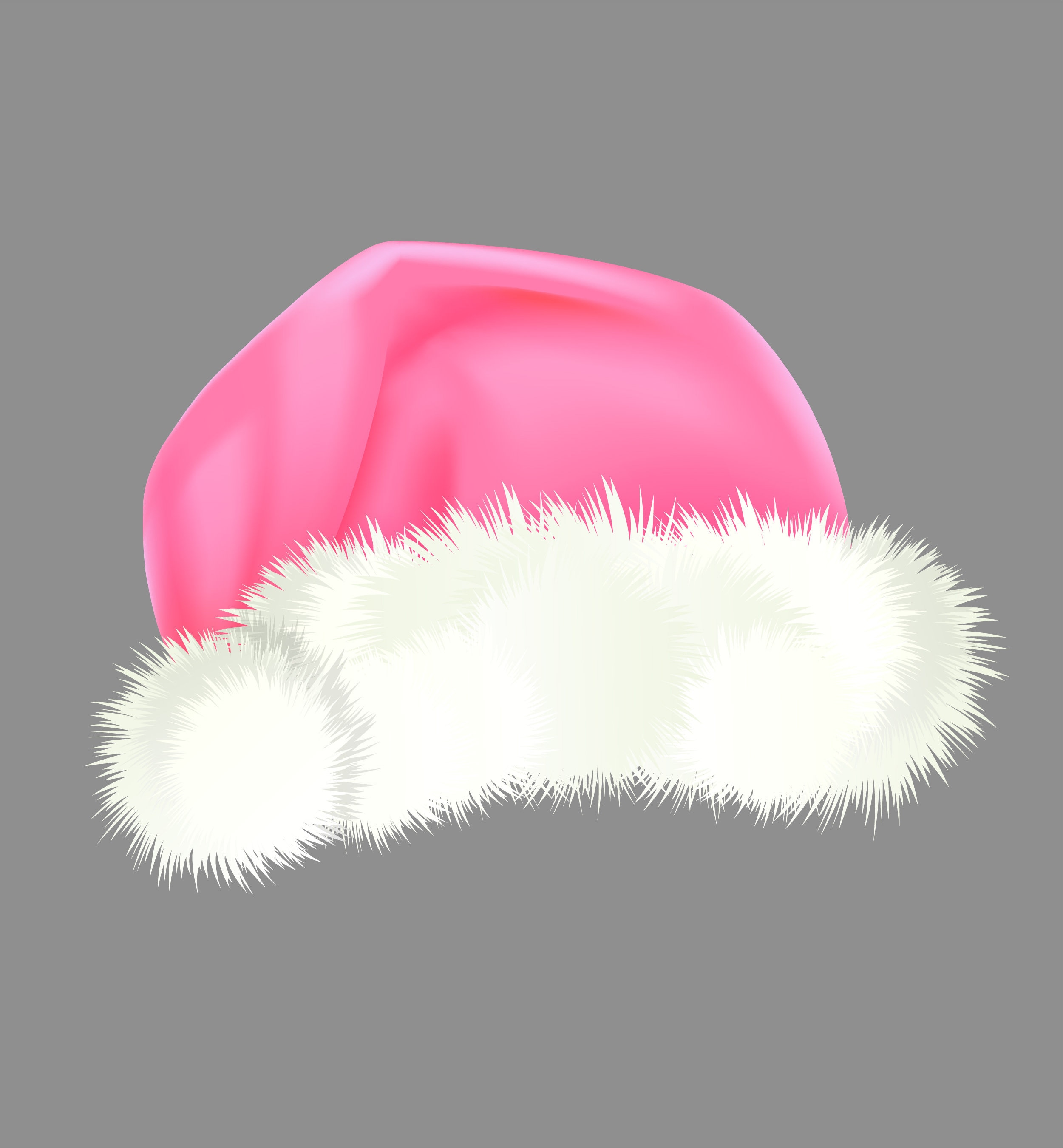 Pink Santa Hat Png