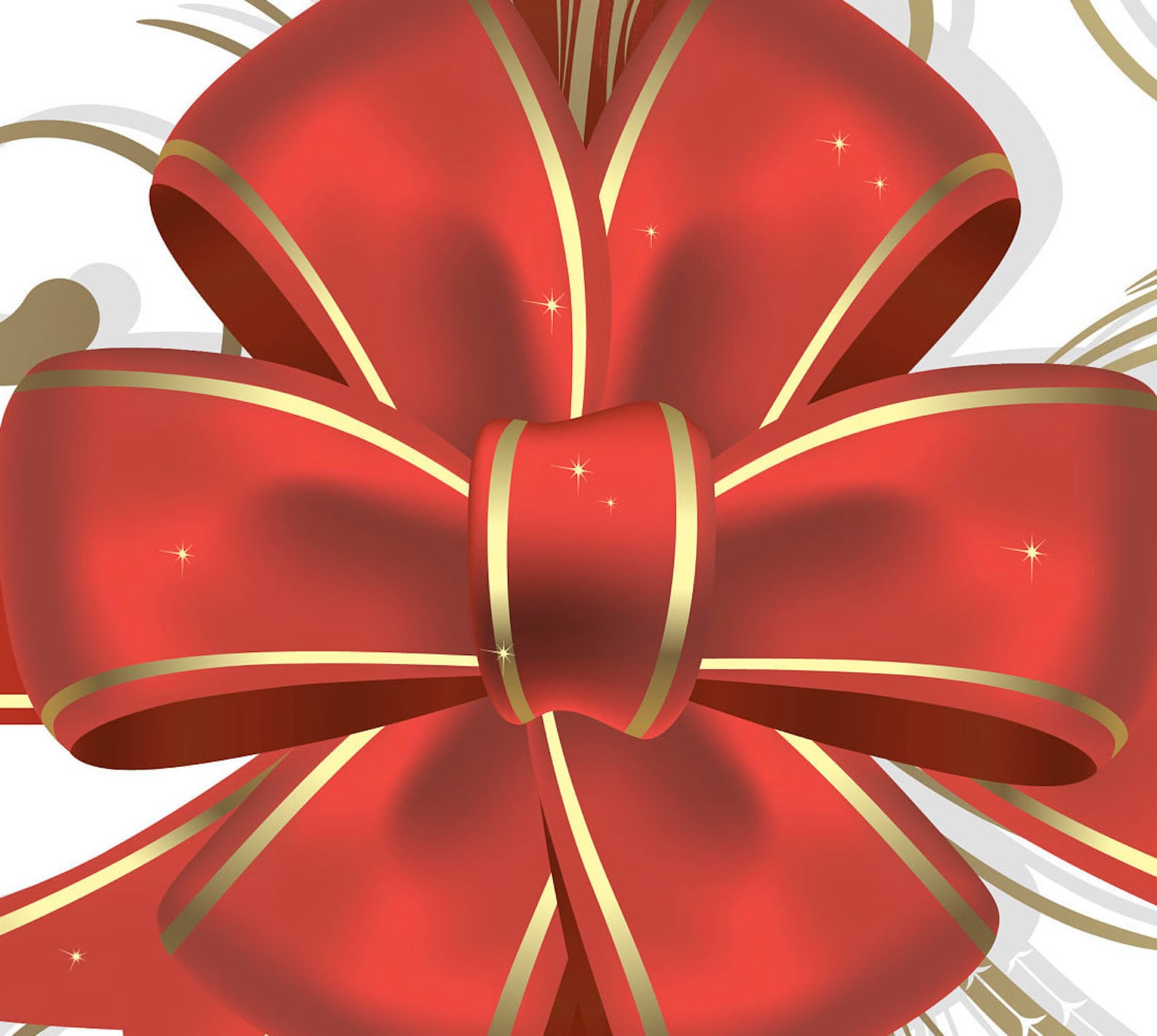 Printable Christmas Bow Printable Christmas Bow