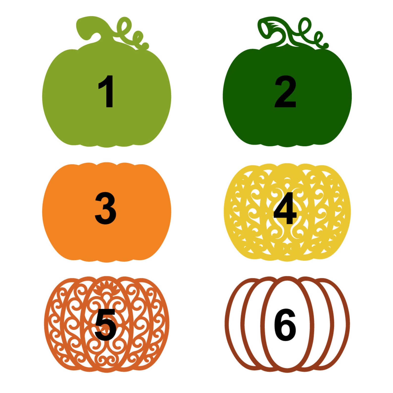 Download 3d Layered Pumpkin SVG Multi Layer Halloween Pumpkin DFX ...