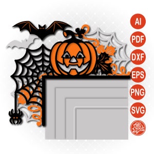 Halloween deurhoek SVG