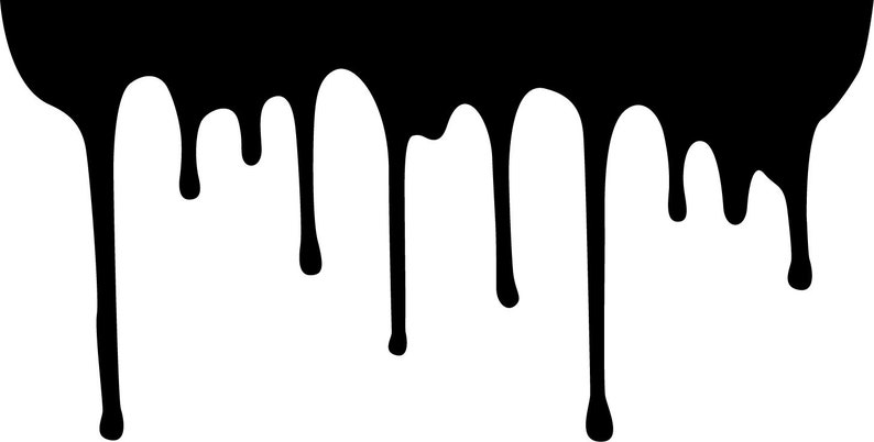 Download Dripping Borders Cricut Silhouette SVG Paint Drip Clipart ...