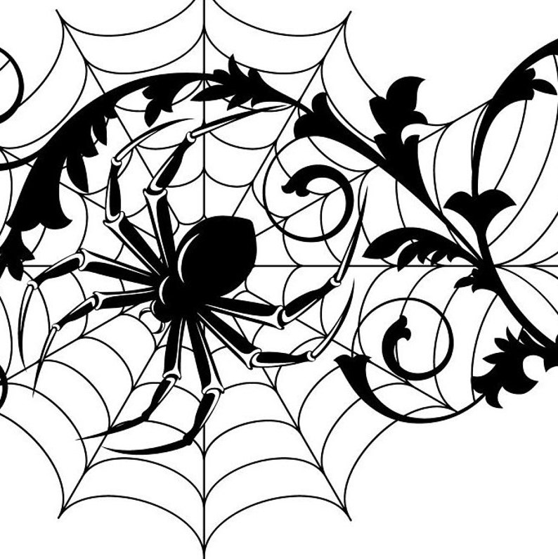 Free SVG Spider Web Halloween Svg 18489+ Ppular Design