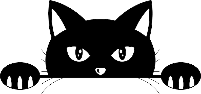 Download Free Svg Cat Silhouette Image Digital Cabochon File For Cricut - King SVG 500.000+ Free vector ...