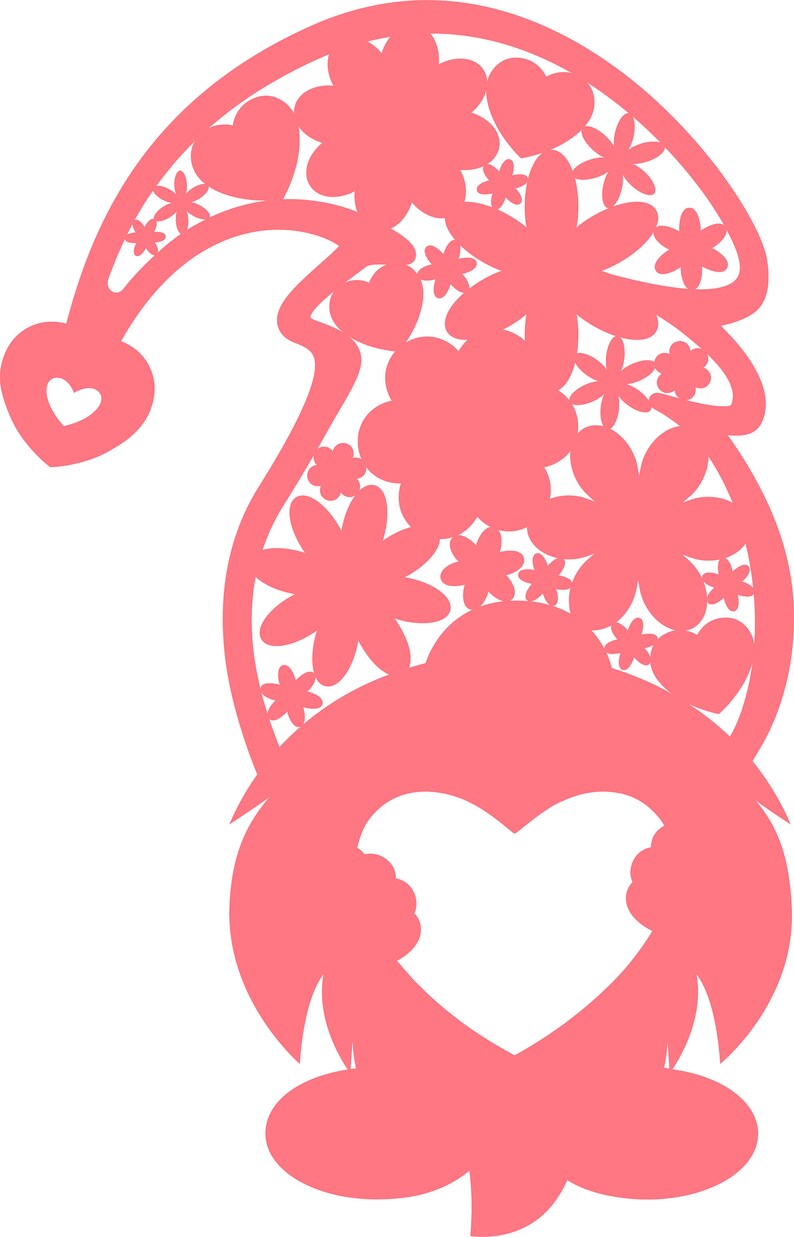 Download Valentine S Day Dxf Files For Cricut Silhouette 3d Layered Gnome Mandala Svg Clip Art Art Collectibles