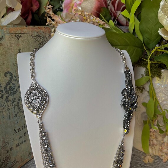 Multi Strand Statement Layered Necklace Handcraft… - image 3