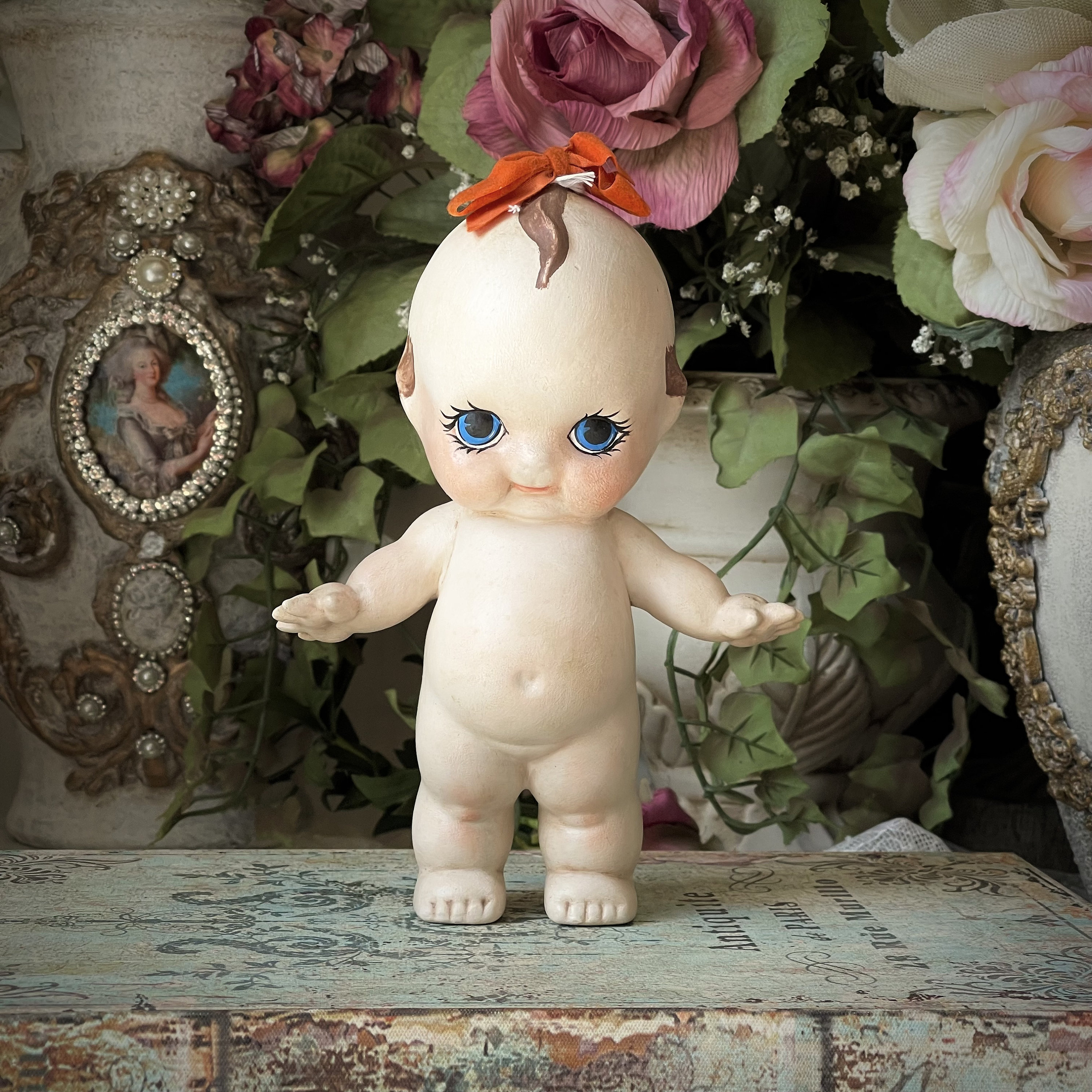 Vintage Kewpie Porcelain Doll - Etsy