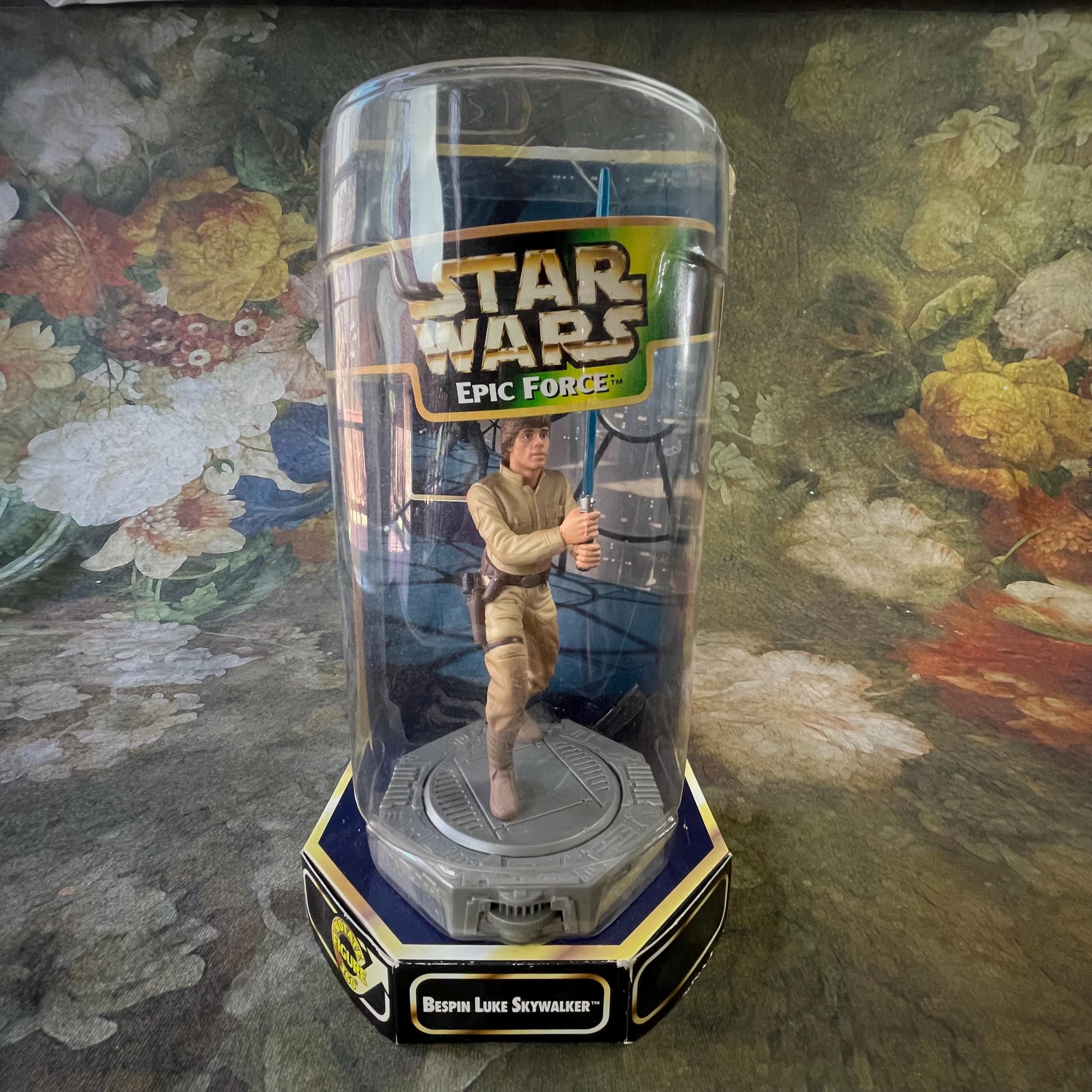 【中古】「非常に良い」Star Wars: Epic Force Bespin Luke Skywalker Action Figure Bespin Luke Skywalker, Rotate 360 Figure, Star Wars Epic Force