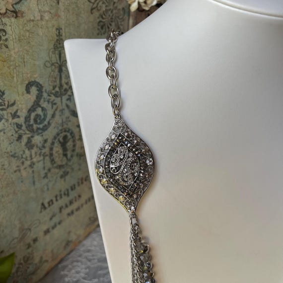 Multi Strand Statement Layered Necklace Handcraft… - image 6