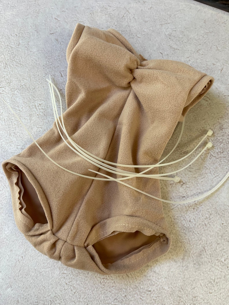 Custom Gathered Body for 20 Doll or Reborn Doll, Nonjointed Body for