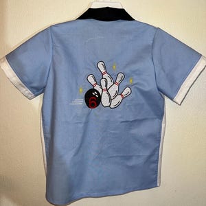 Retro Two-Tone Bowling Shirt - Kids & Adult Vintage Style zdjęcie 12