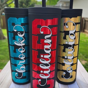 Personalized Cheer Tumbler • Cheerleader Skinny Tumbler • Cheer Gift • Cheer Tumbler • Cheerleader Gift • Cheer Cup