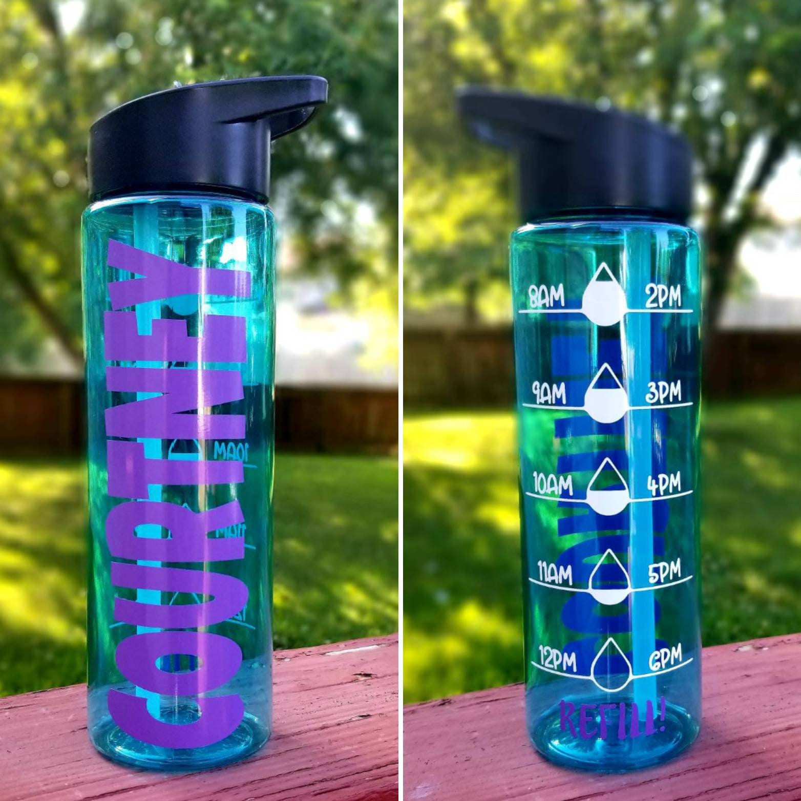 personalized water bottle tracker