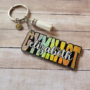 Personalized Gymnast Keychain • Gymnast Keychain • Gymnast Gift • Gymnast Bag Tag • Gymnastics Gift