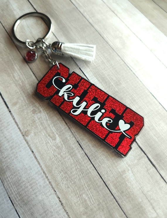 Keychain - Rectangle - It takes a big heart to shape little minds - Leather Keychain - Rectangle - It takes a big heart to shape little minds - Leather