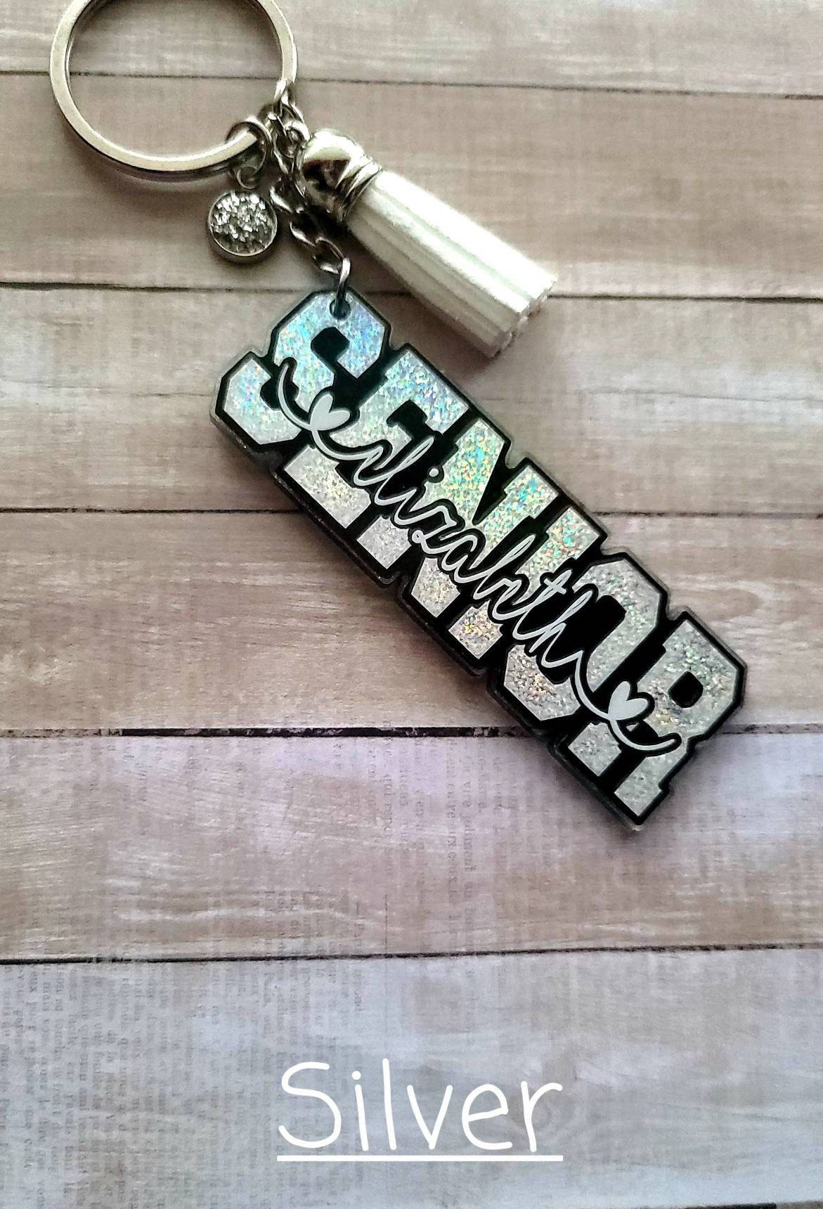 Personalized Senior Keychain • Senior Keychain • Senior Gift • Senior Bag Tag • Class of 2025 • Class of 2026