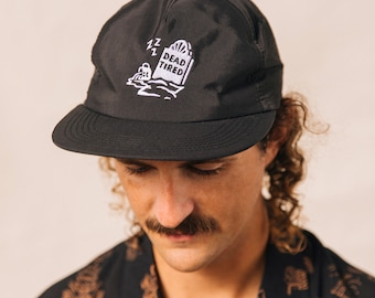 Dead Tired Coffee Nylon Hat, Strapback Hat, Mens Hat, Womens