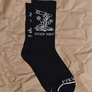 Rolling Deep Sushi Personality Socks, Funny Socks, Cool Socks, Mens Socks, Socks Women, Fun Socks, Crazy Socks, Unisex, Hibachi, Wasabi