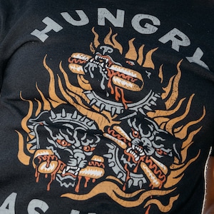 Hungry as Hell Tee | Hot Dog T-shirt | Dogs Tshirt | Foodie Gift