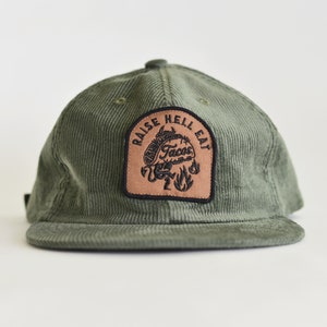 Raise Hell Eat Tacos Hat, Strapback Hat, Mens Hat, Womens Hats, Snapback, Vintage Baseball Cap, Felt Patch, Taco Foodie Gift, Corduroy Hat