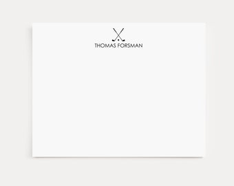 Personalized Golf Stationery | Golf Note Cards | Golf Gifts for Him | Golf Thank You Notes for Golfer Gift | Gift for Golfer Stationary | N2