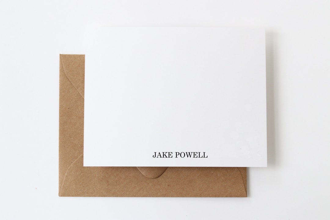 Classic Stationery for Mens Gift | Personalized Mens Stationery | Mens ...