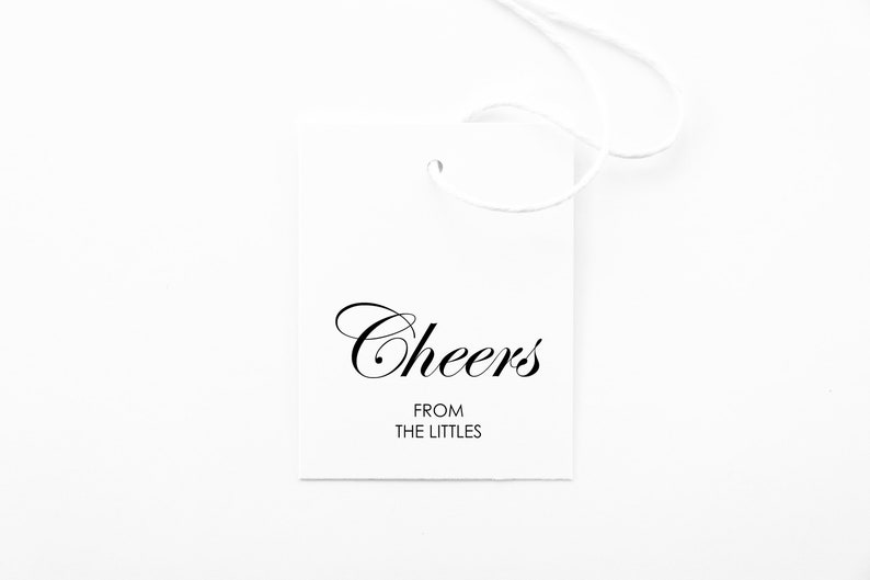 Elegant Cheers Tags for Wedding Favor Cheers Party Favor 18 Cheers Tags for Champagne Gift Tags Wine Tags for Bridal Shower Favor T1 image 1