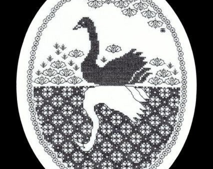 Digital Download of Embroidery Pattern Crossstitch Meets Blackwork