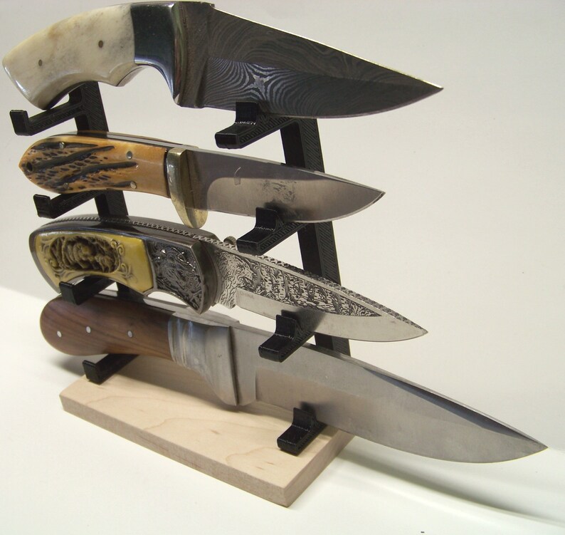 Knife Display Stand Kit Knife Rack Made in the USA Fixed or Etsy