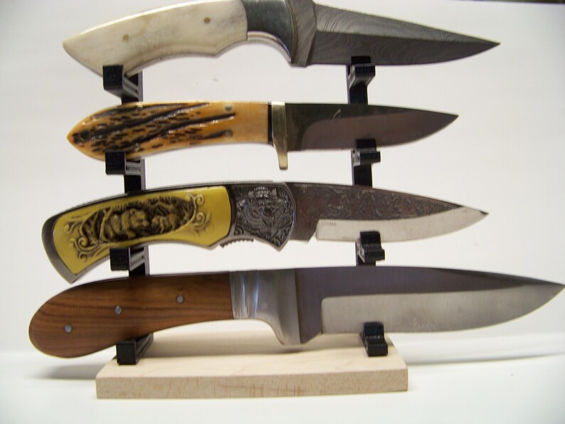 Rustic Knife Display Stand Kit Knife Rack Made in the USA Etsy