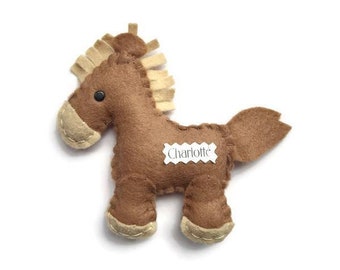 personalised horse teddy