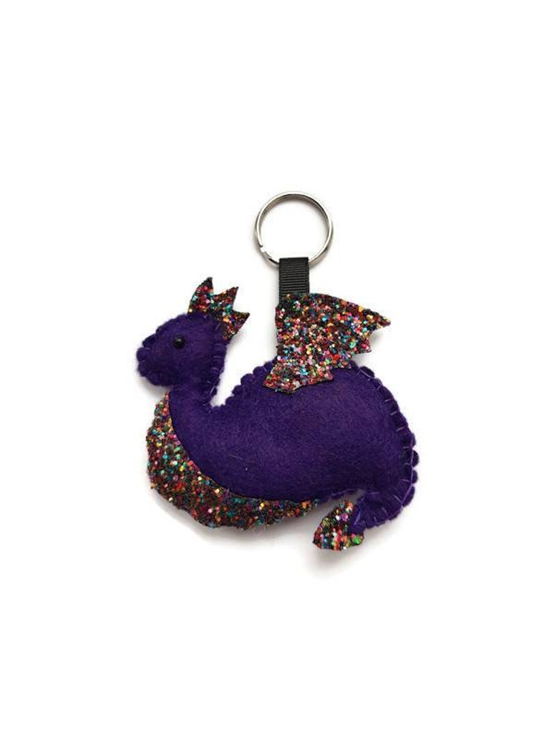 Ayurveda Dragon Keychain Elements Dragon Plush Keyring Cute | Etsy
