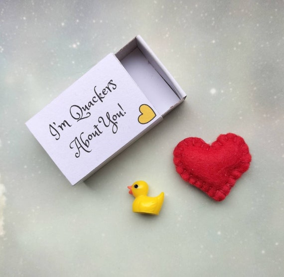 Miniature Duck Gifts, Quackers About You, Anniversary Husband Wife, Cute  Boyfriend Gifts, Valentines Day 