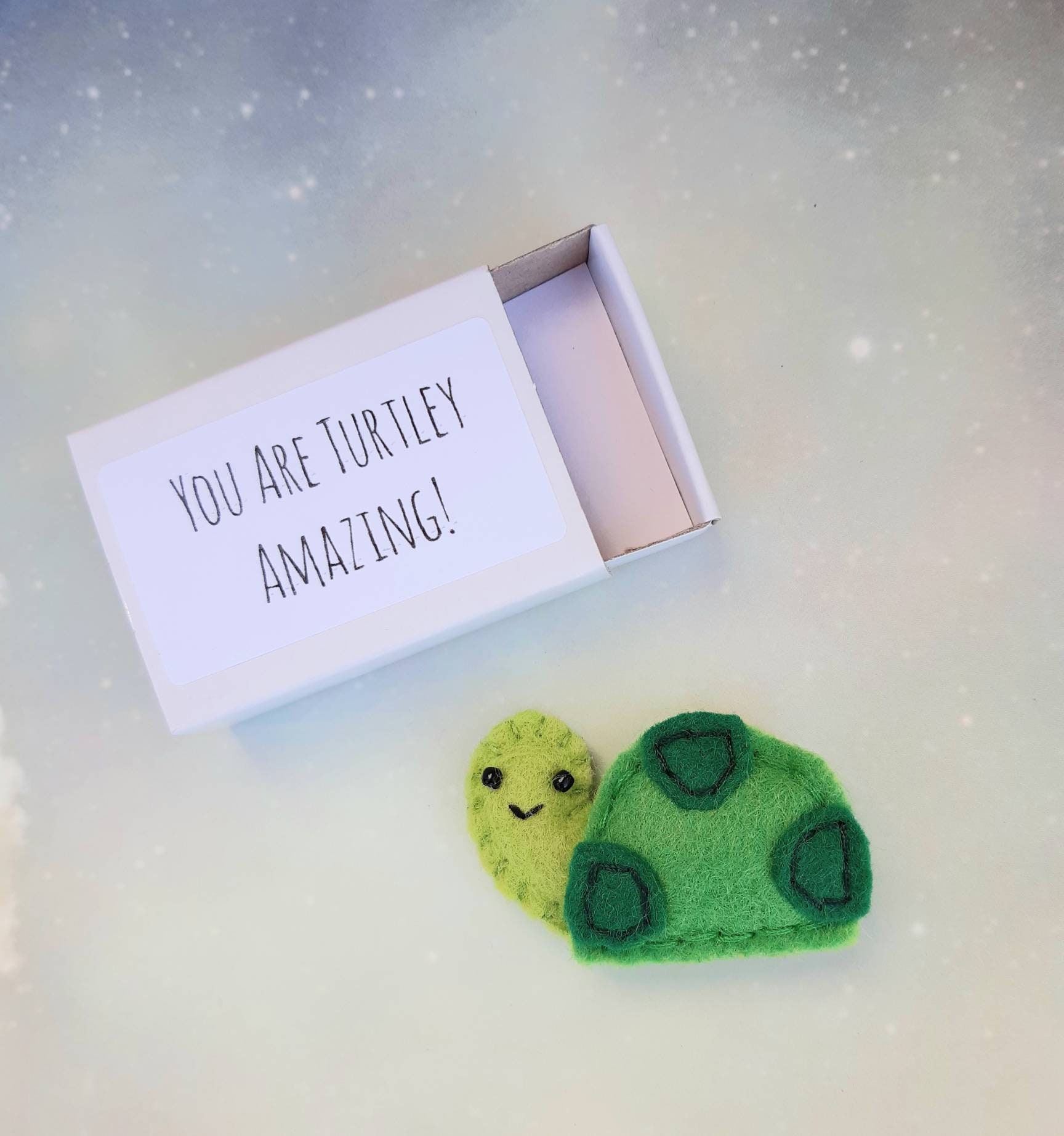 Cute Turtle Gifts You Are Turtley Amazing Matchbox Keepsake Etsy