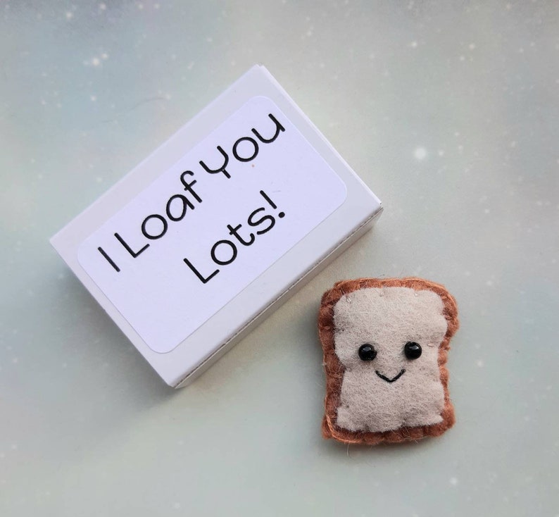 I Loaf You Lots Cute Boyfriend Gift Funny Pun Matchbox Etsy